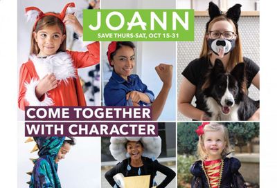 JOANN Weekly Ad Flyer October 15 to October 31