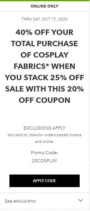 JOANN Weekly Ad Flyer October 15 to October 17