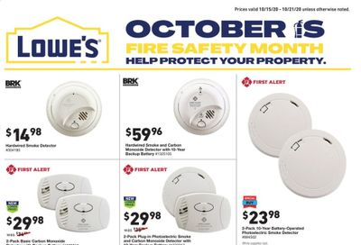 Lowe's Weekly Ad Flyer October 15 to October 21