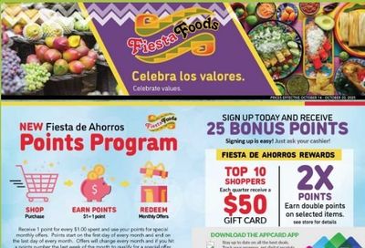 Fiesta Foods SuperMarkets Weekly Ad Flyer October 14 to October 20