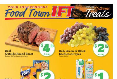 IFT Independent Food Town Flyer October 16 to 22