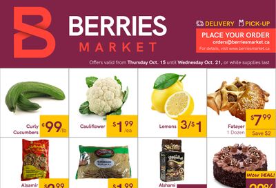 Berries Market Flyer October 15 to 21