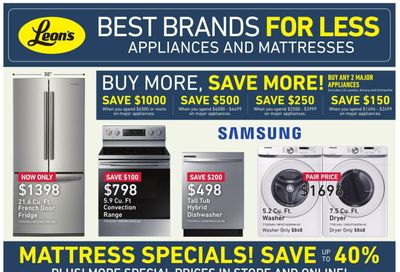 Leon's Best Brands for Less Flyer October 15 to 28