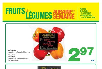 Wholesale Club (QC) Produce Deal of the Week Flyer October 15 to 21