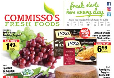 Commisso's Fresh Foods Flyer October 16 to 22