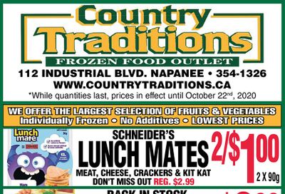 Country Traditions Flyer October 15 to 22