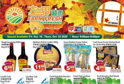 Farm Fresh Supermarket Flyer October 16 to 22