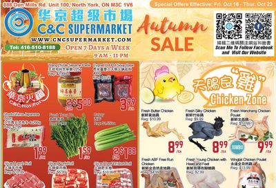 C&C Supermarket Flyer October 16 to 22