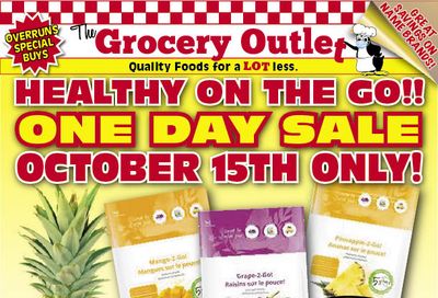 The Grocery Outlet 1-Day Sale October 15th only