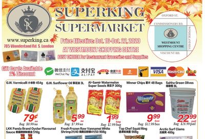 Superking Supermarket (London) Flyer October 16 to 22