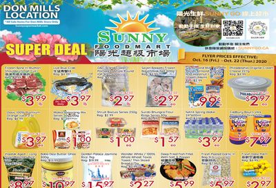 Sunny Foodmart (Don Mills) Flyer October 16 to 22