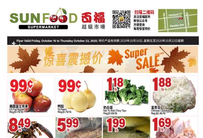 Sunfood Supermarket Flyer October 16 to 22