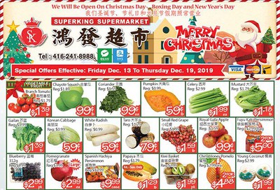 Superking Supermarket (North York) Flyer December 13 to 19
