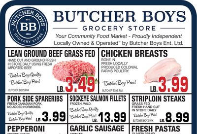 Butcher Boys Grocery Store Flyer October 14 to 22