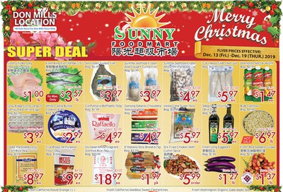 Sunny Foodmart (Don Mills) Flyer December 13 to 19