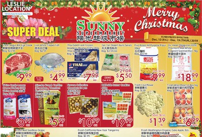 Sunny Supermarket (Leslie) Flyer December 13 to 19