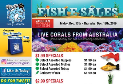 Big Al's (Vaughan) Weekly Specials December 13 to 19