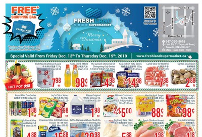 FreshLand Supermarket Flyer December 13 to 19 