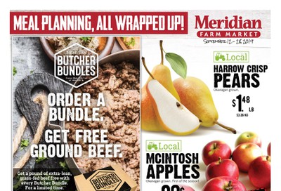 Meridian Farm Market Flyer September 12 to 18