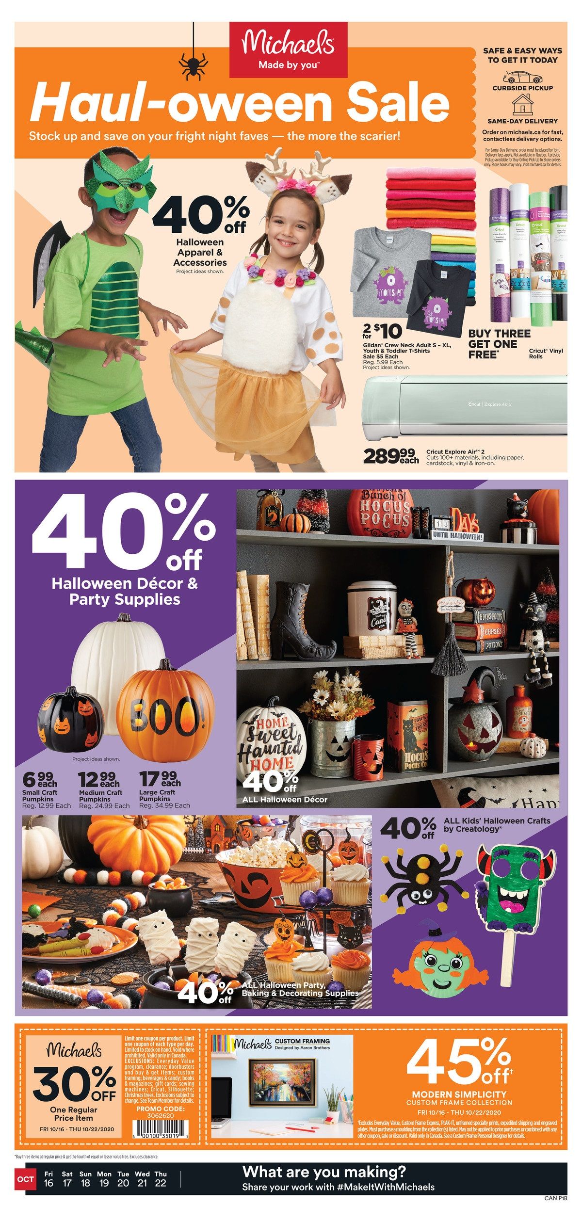 Michael's Flyer October 16 to 22
