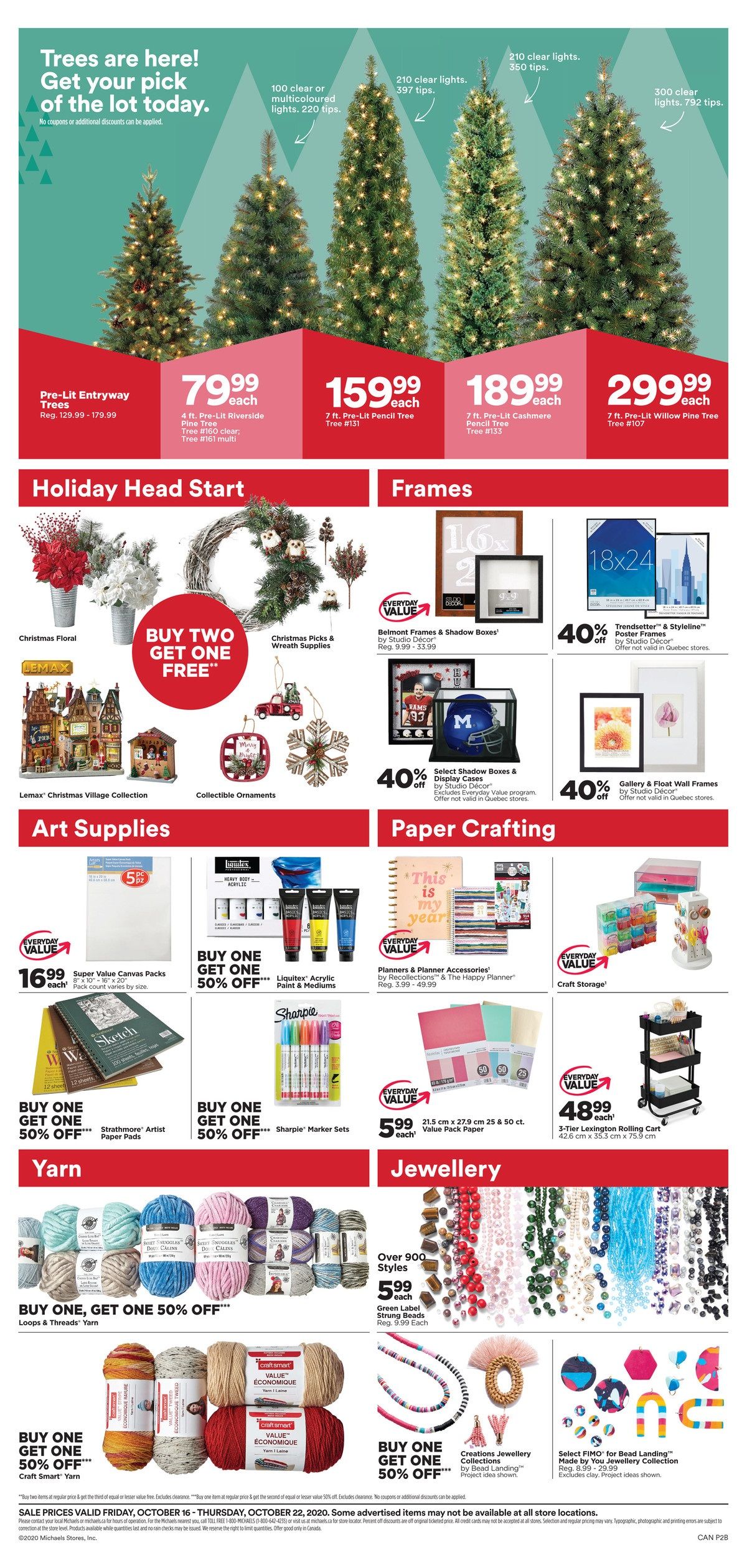 Michael's Flyer October 16 to 22
