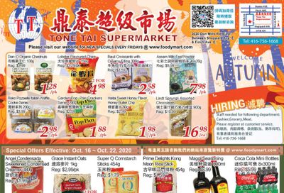 Tone Tai Supermarket Flyer October 16 to 22