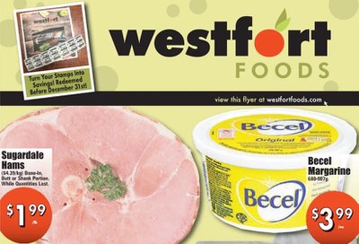 Westfort Foods Flyer December 13 to 19