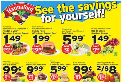 Hannaford (VT) Weekly Ad Flyer October 18 to October 24