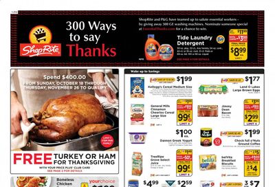 ShopRite (CT, DE, MD, NJ, NY, PA) Weekly Ad Flyer October 18 to October 24