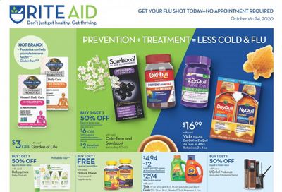 RITE AID Weekly Ad Flyer October 18 to October 24