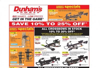 Dunham's Sports Weekly Ad Flyer October 17 to October 22