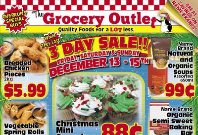The Grocery Outlet 3-Day Sale Flyer December 13 to 15