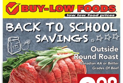 Buy-Low Foods Flyer September 1 to 7