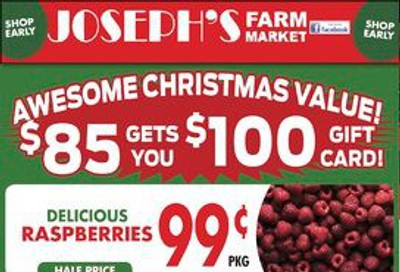 Joseph's Farm Market Flyer December 14 to 16