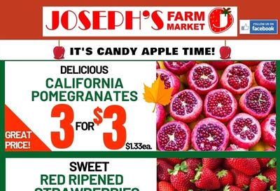 Joseph's Farm Market Flyer October 21 to 26