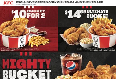 KFC Canada Coupons (ON), until December 20, 2020