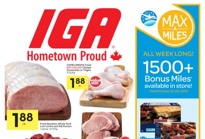 IGA (AB) Flyer October 22 to 28