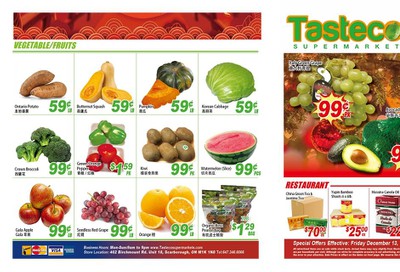 Tasteco Supermarket Flyer December 13 to 19