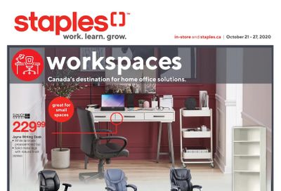 Staples Flyer October 21 to 27