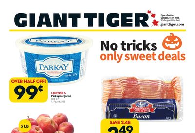 Giant Tiger (West) Flyer October 21 to 27