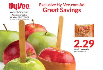 Hy-Vee (IA, IL, KS, MN, MO, NE, SD, WI) Weekly Ad Flyer October 21 to October 27