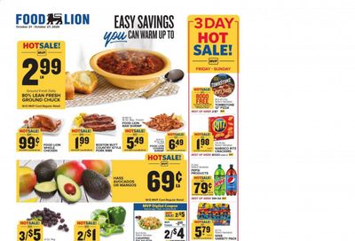 Food Lion (SC) Weekly Ad Flyer October 21 to October 27