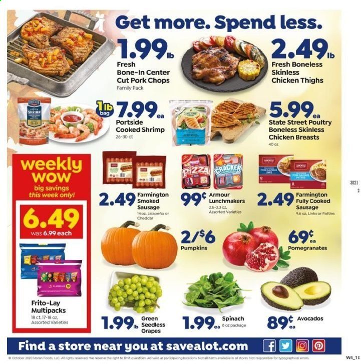Save a Lot Weekly Ad Flyer October 21 to October 27