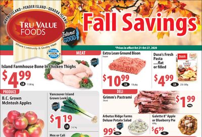 Tru Value Foods Flyer October 21 to 27