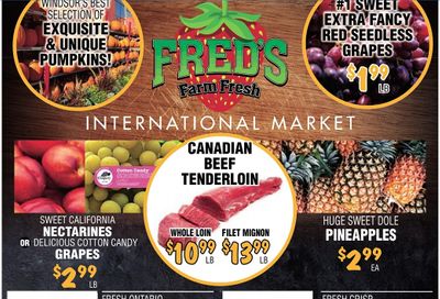 Fred's Farm Fresh Flyer October 21 to 27