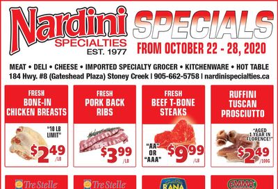 Nardini Specialties Flyer October 22 to 28