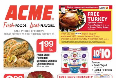 ACME Weekly Ad Flyer October 23 to October 29