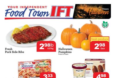 IFT Independent Food Town Flyer October 23 to 29