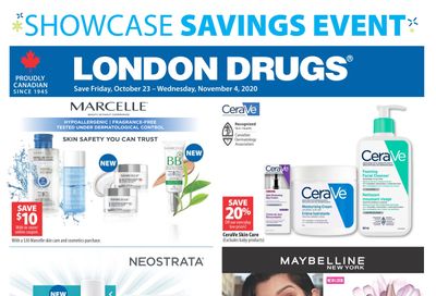 London Drugs Showcase Savings Event Flyer October 23 to November 4