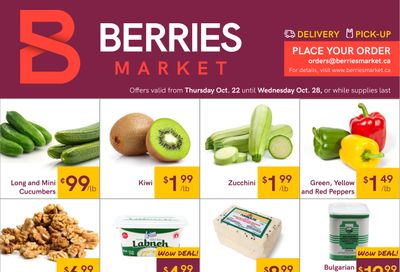 Berries Market Flyer October 22 to 28